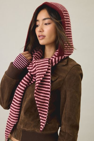 Andy Striped Scarf Hood