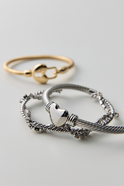 Love On Lock Bracelets Set