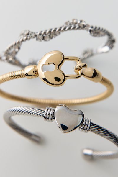 Love On Lock Bracelets Set