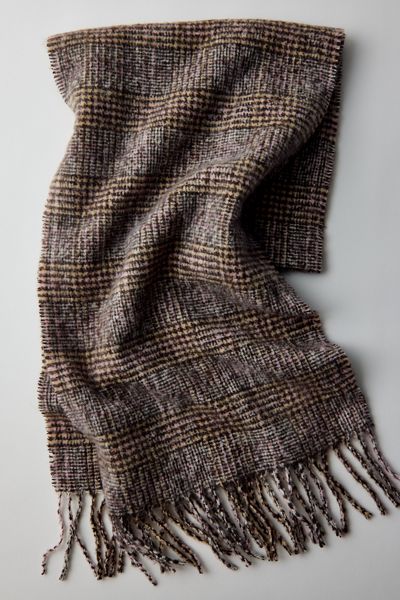 Chandler Houndstooth Blanket Scarf
