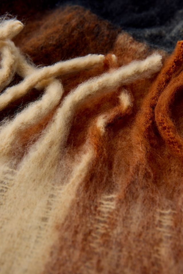 Blair Check Pattern Blanket Scarf #1