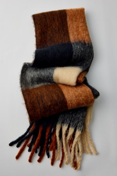 Blair Check Pattern Blanket Scarf