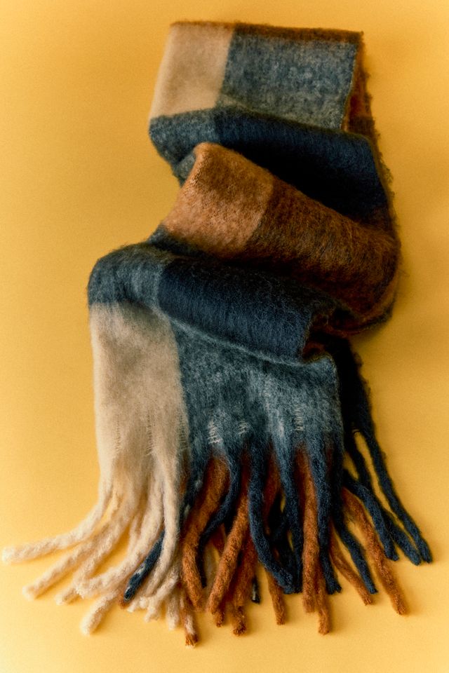 Blair Check Pattern Blanket Scarf #2
