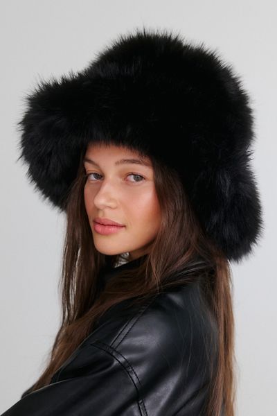 Brynn Faux Fur Bucket Hat