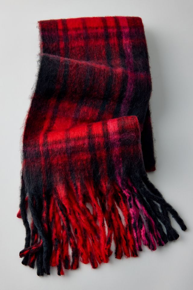 Cleo Tartan Plaid Blanket Scarf #2
