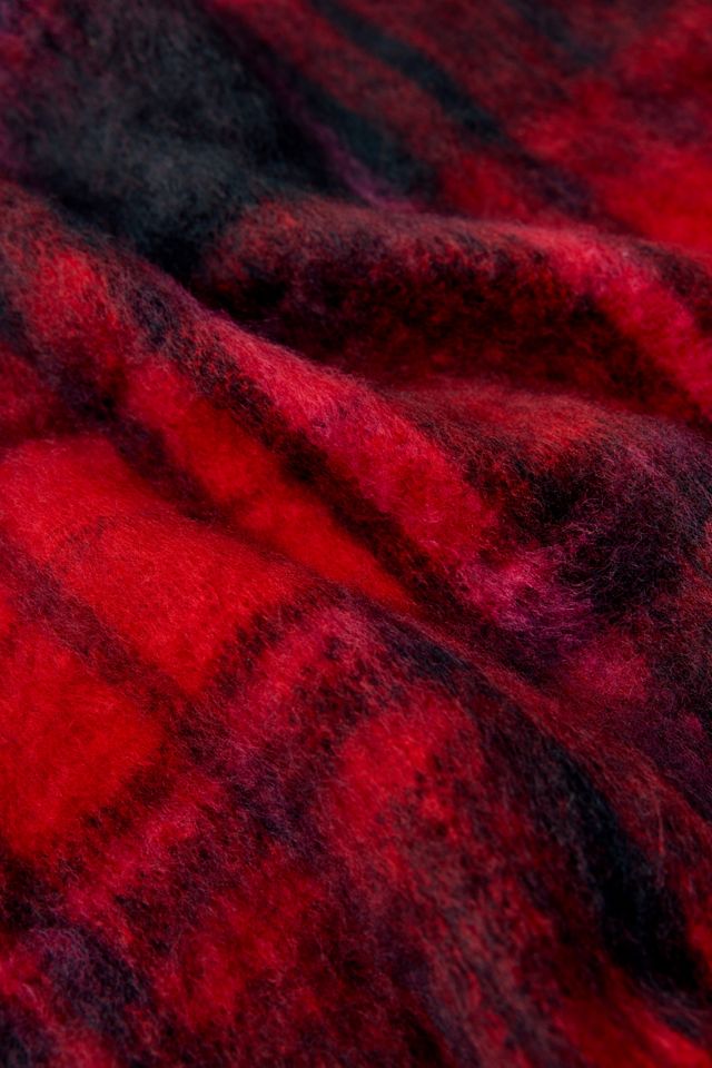 Cleo Tartan Plaid Blanket Scarf #3