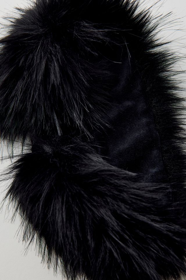 Demi Faux Fur Headband #1