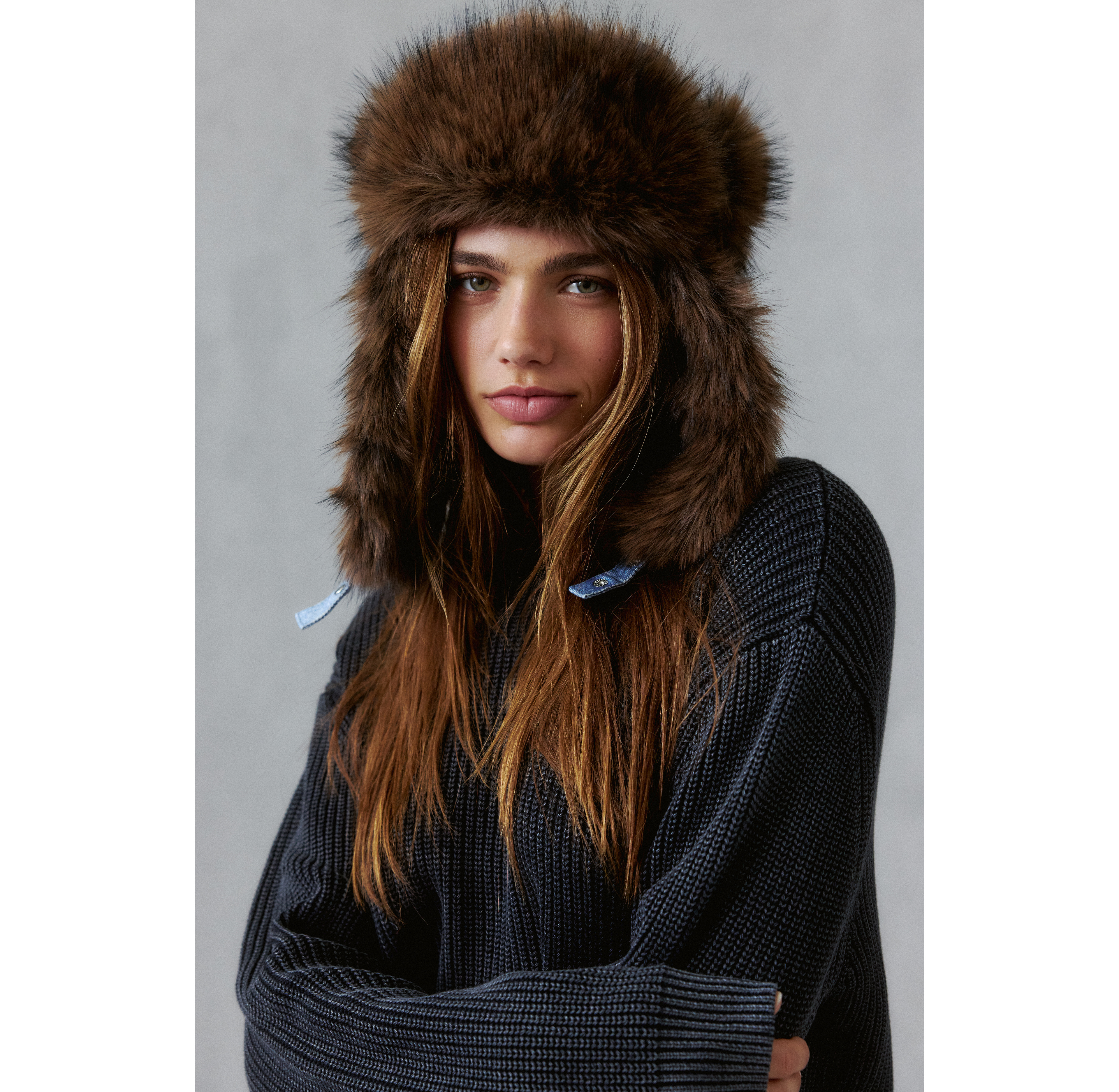 Denim Trapper Hat