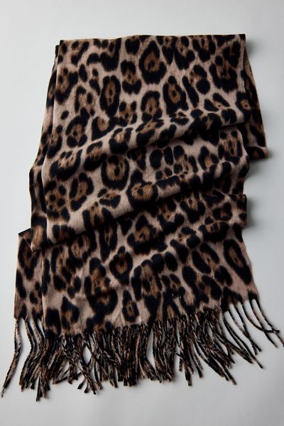 Lexi Leopard Lightweight Scarf