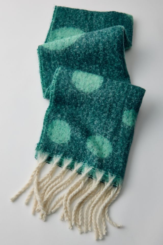 Noelle Polka Dot Blanket Scarf #1
