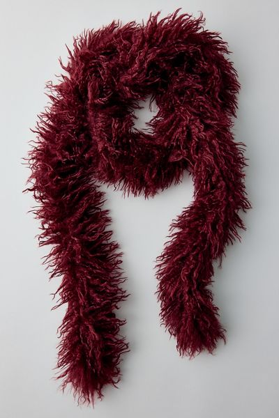 Tia Shaggy Faux Fur Scarf