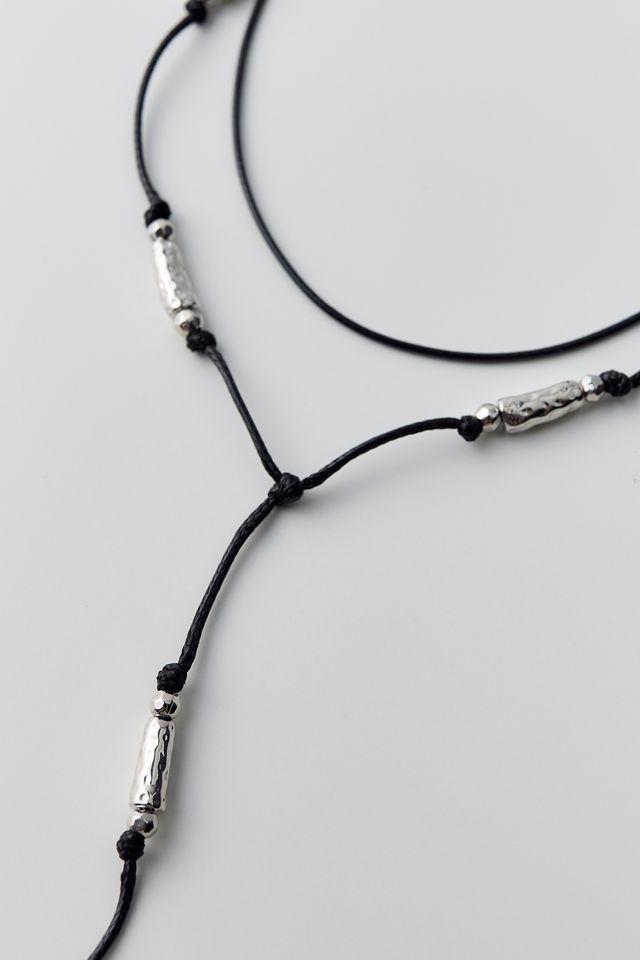 Cara Corded Lariat Necklace #1