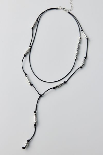 Cara Corded Lariat Necklace
