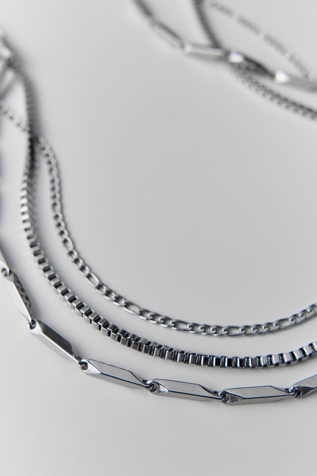 Bobby Link Chain Layering Necklaces Set #2