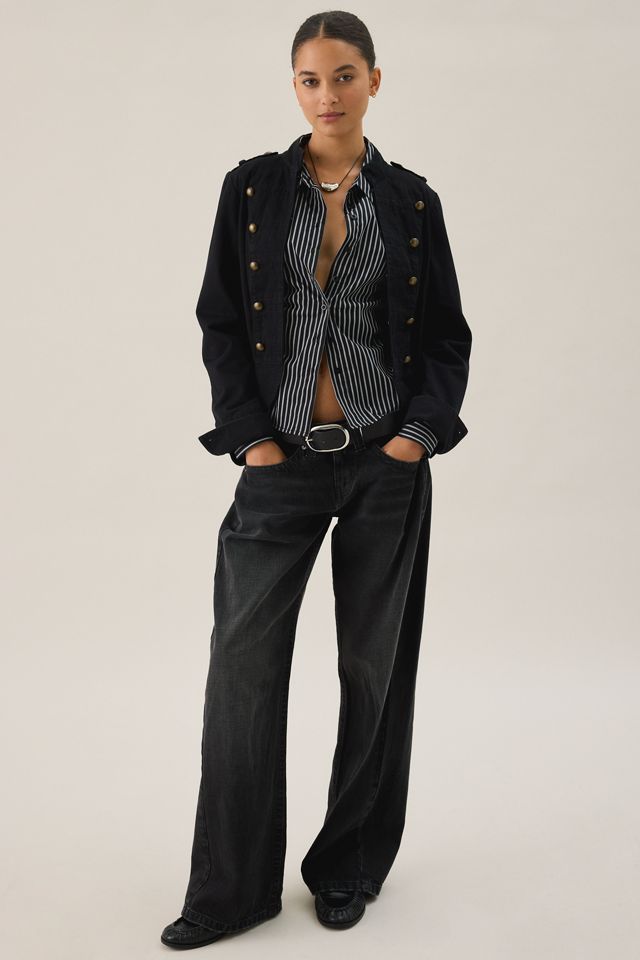 BDG Joanna Tailored Side-Tie Button-Down Shirt #2