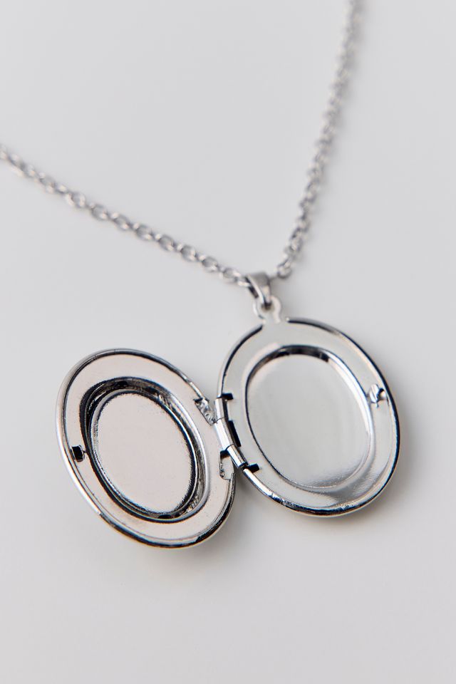 Black Cat Locket Necklace #1