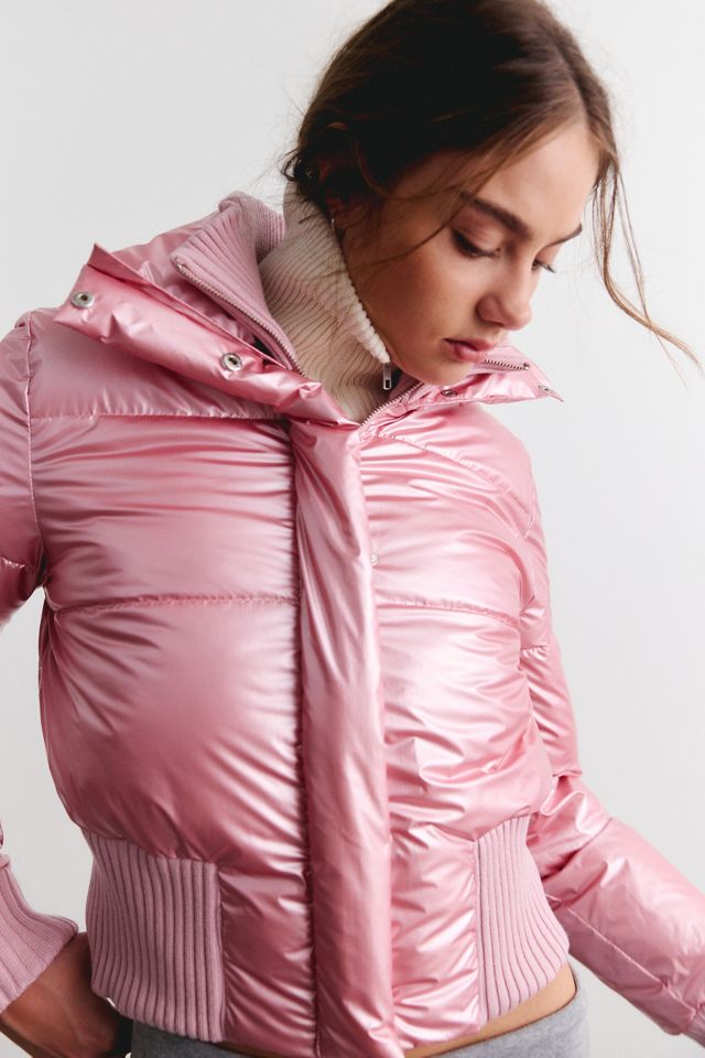 Manteau matelassé court à col cheminée Fireside BDG #1