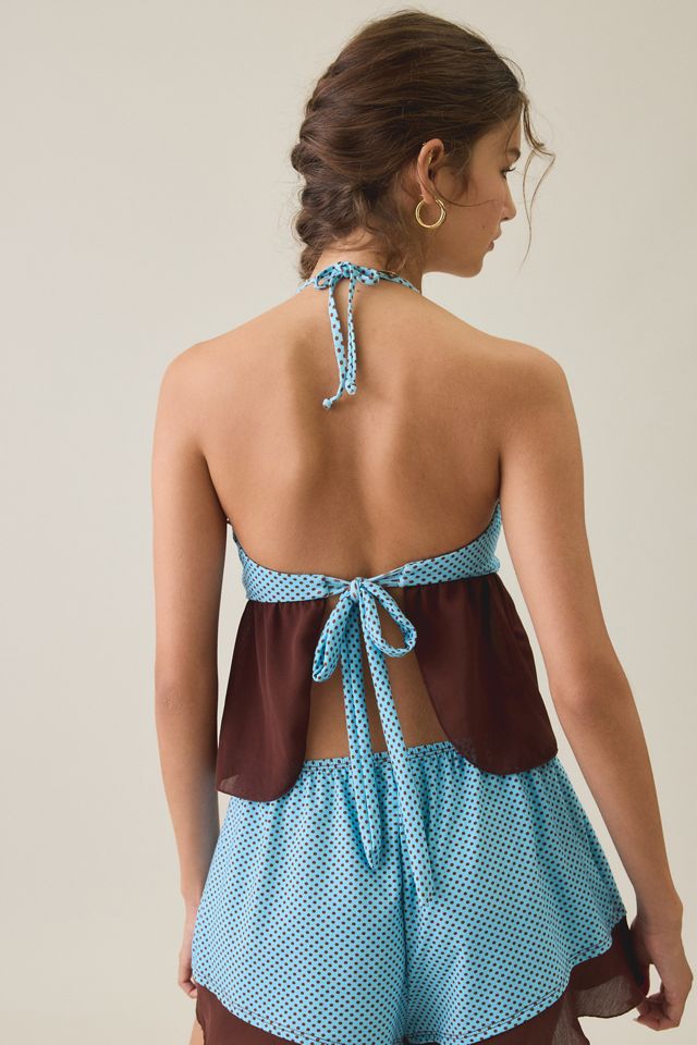 Dippin Daisys Linger Halter Neck Tie-Back Babydoll Top #2