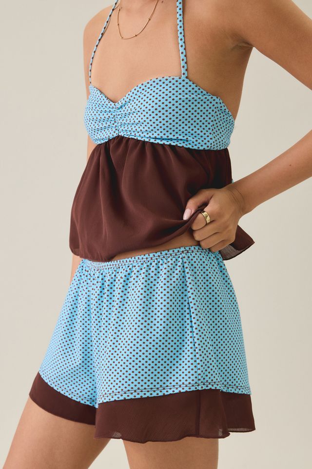 Dippin Daisys Coffee Date Flutter Mini Shorts #1
