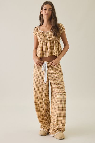 Pantalon de pyjama à carreaux Northern Lights Dippin Daisys