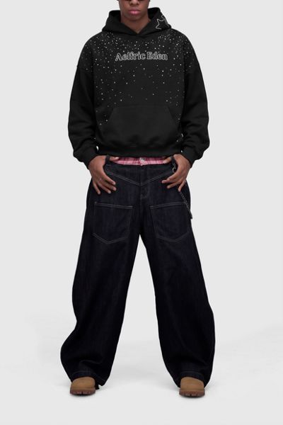 Aelfric Eden Boxy Rhinestone Star Pullover Hoodie