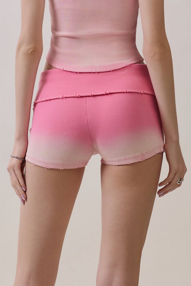Personal Code Ramona Ombre Foldover Shorts #4