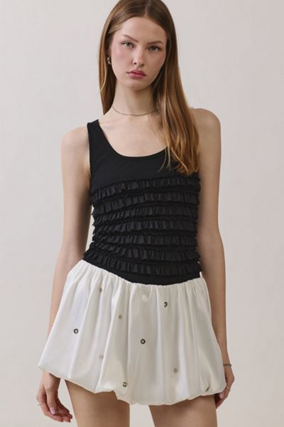 Personal Code Dahlia Ruffle Tank Top