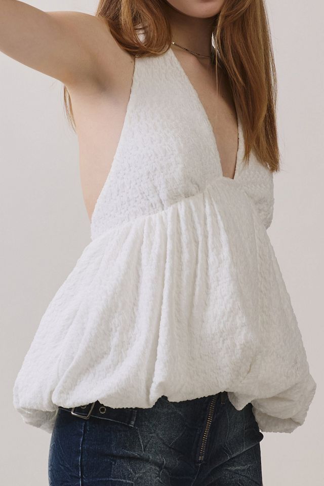 Personal Code Nellie Bubble Halter Top #3