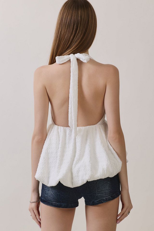 Personal Code Nellie Bubble Halter Top #4