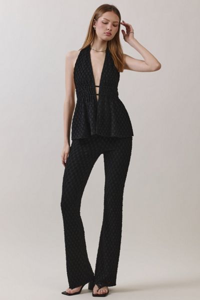 Personal Code Gemma Textured Flare Pants