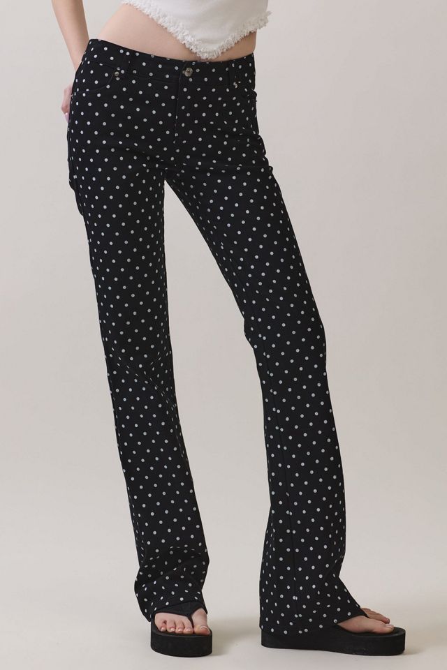 Personal Code Mabel Polka Dot Bootcut Pants #1