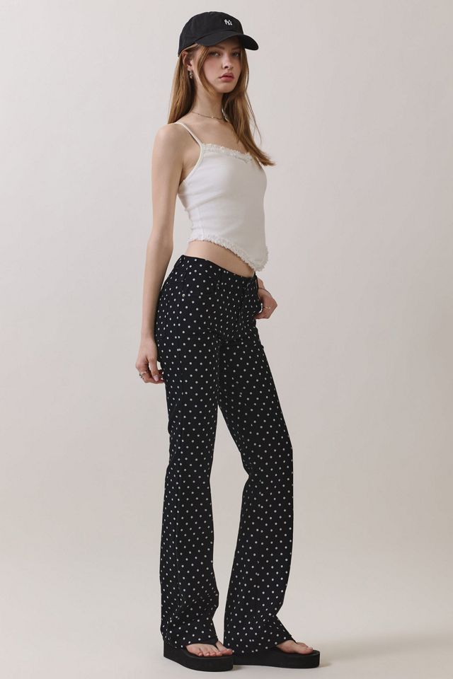 Personal Code Mabel Polka Dot Bootcut Pants #2