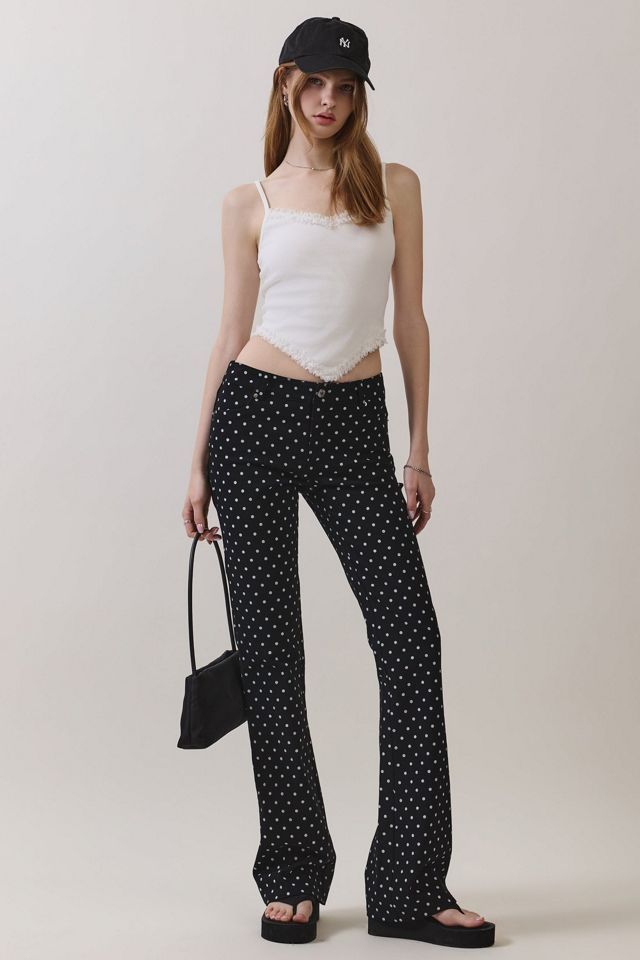Personal Code Mabel Polka Dot Bootcut Pants #3