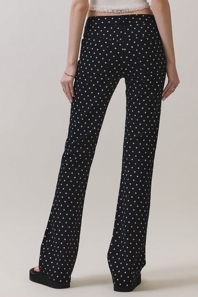 Personal Code Mabel Polka Dot Bootcut Pants #4