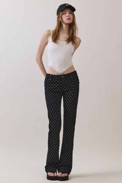 Personal Code Mabel Polka Dot Bootcut Pants