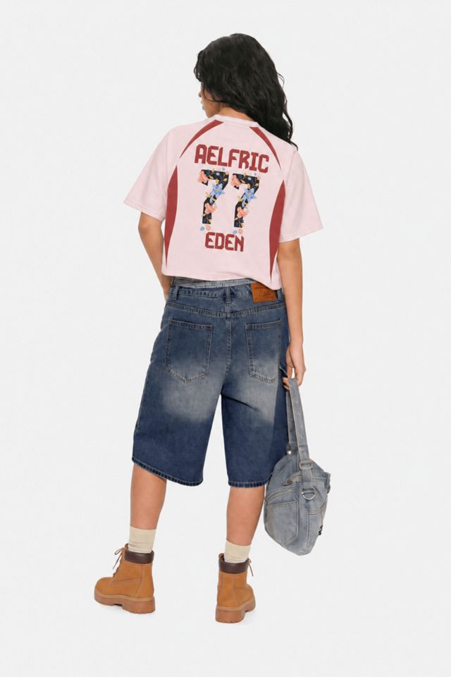 Aelfric Eden 77 Graphic Football Jersey Tee #1