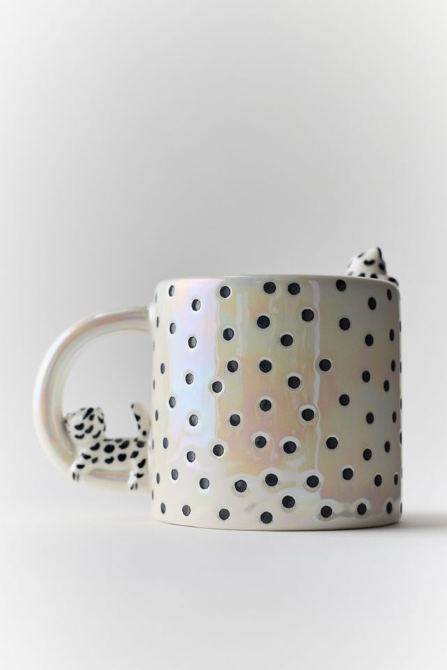 Sleepy Kitty Sculpted Ceramic Mug #1