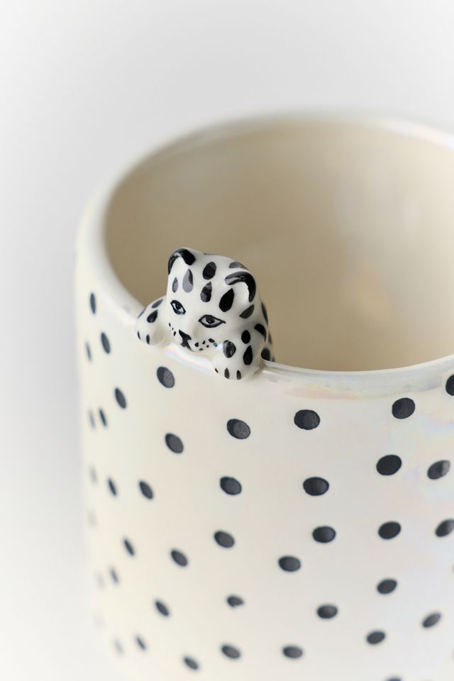 Sleepy Kitty Sculpted Ceramic Mug #2