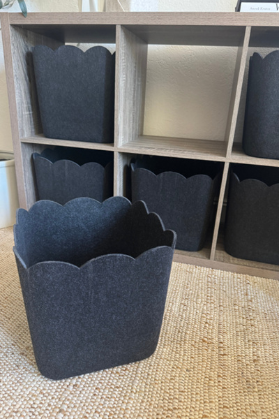 SortJoy Scalloped Bin Set of 3