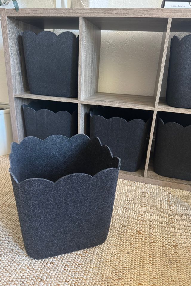 SortJoy Scalloped Bin Set of 3 #2