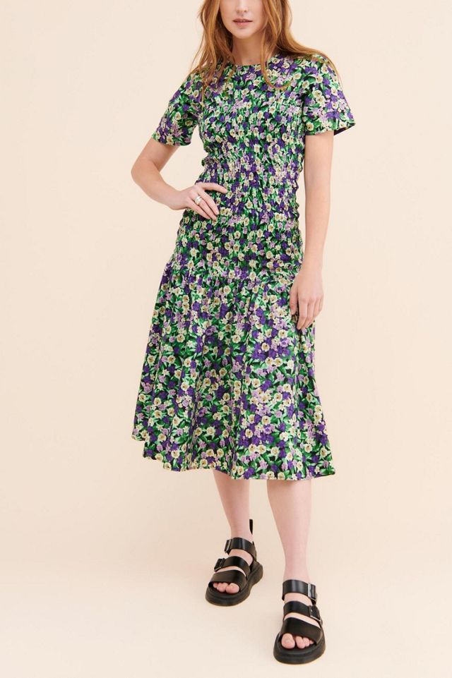 Ghospell Mountain Flowers Midi Dress #3