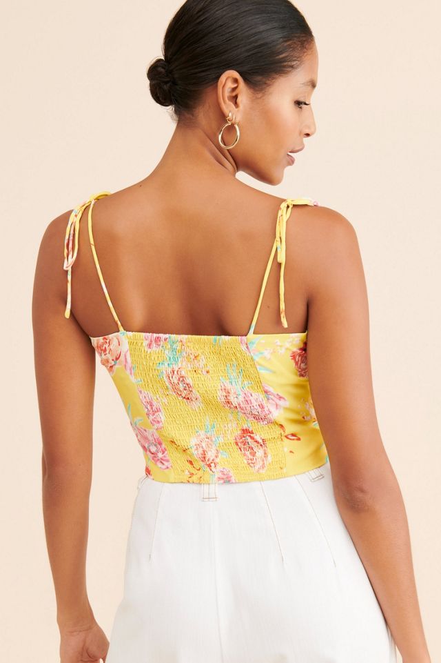 Glamorous Floral Tie Strap Cami #1