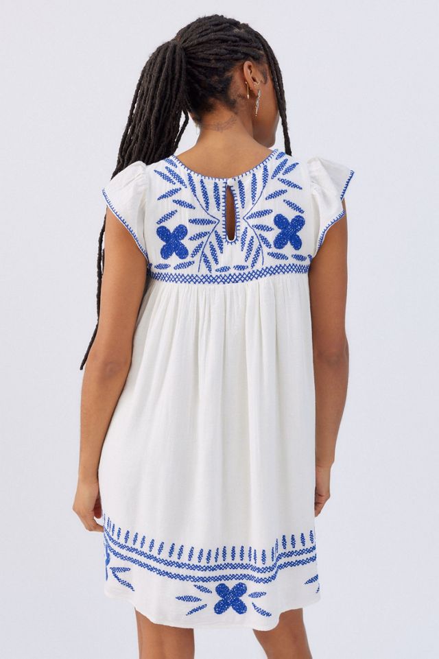 Corsica Embroidered Mini Dress #1