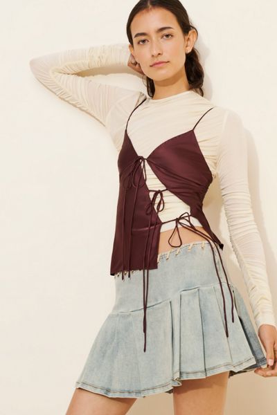 By dyin Davia Micro Skirt