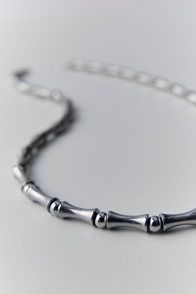 Cylinder Linked Chain Necklace #2