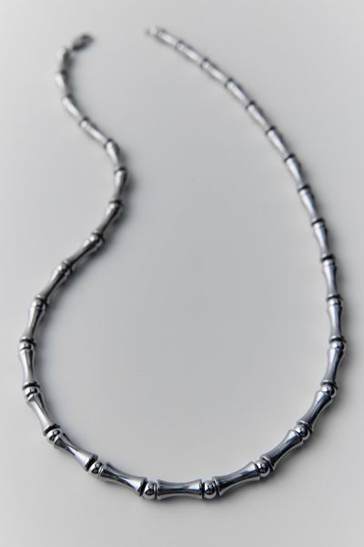 Cylinder Linked Chain Necklace