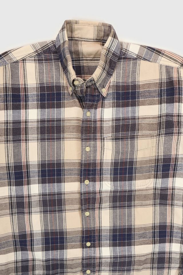 Vintage Plaid Button-Down Shirt #1