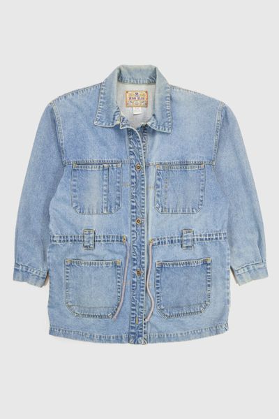 Vintage Patch Pocket Jean Jacket