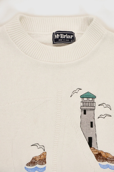 Vintage Sailboat Life House Sweater