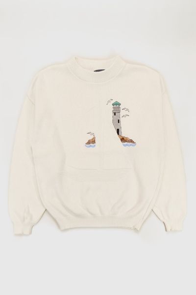 Vintage Sailboat Life House Sweater